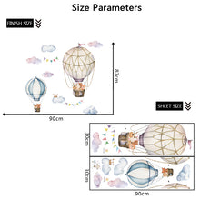 Last inn bildet i Galleri-visningsprogrammet, Wallsticker Airballons