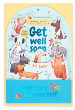 Last inn bildet i Galleri-visningsprogrammet, Kort Pop Up Get Well
