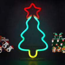 Last inn bildet i Galleri-visningsprogrammet, Led lampe neon effekt, Juletre
