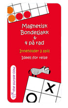Last inn bildet i Galleri-visningsprogrammet, Magnetisk reisespill Bondesjakk
