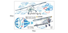 Last inn bildet i Galleri-visningsprogrammet, Wallsticker Airplane &amp; Ballons
