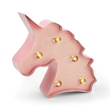 Last inn bildet i Galleri-visningsprogrammet, Mini Led Lampe Glitter Unicorn
