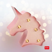 Last inn bildet i Galleri-visningsprogrammet, Mini Led Lampe Glitter Unicorn
